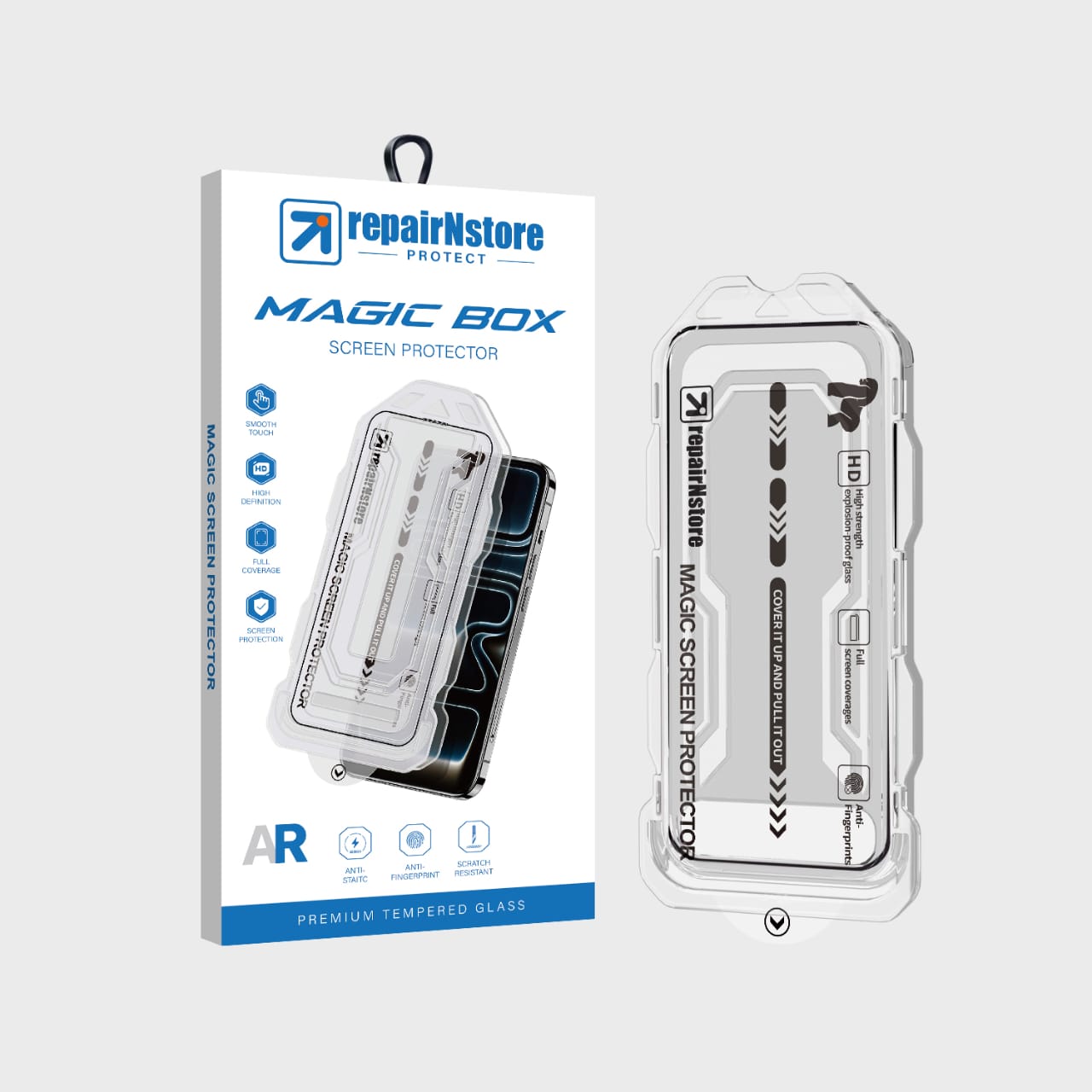 Panzerglas für iPhone 18 Pro – Magic Box Easy Install
