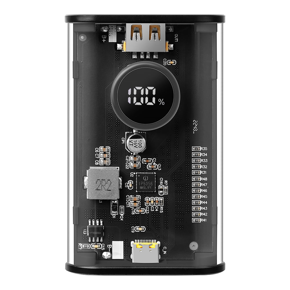 Powerbank 9.600 mAh – C4 Explosive, Schwarz