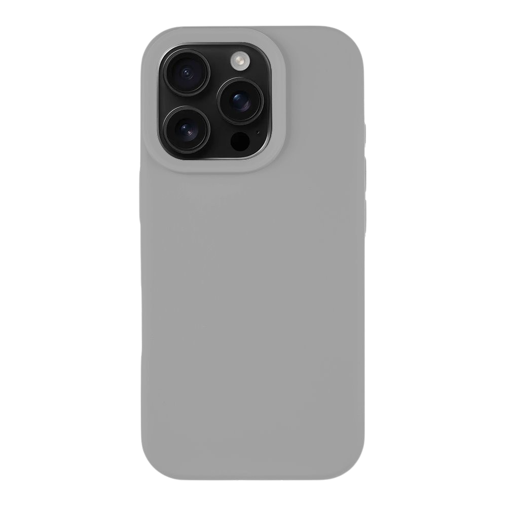Apple iPhone 16 Pro Hülle – MagForce Velvet Smoothie, Hellgrau