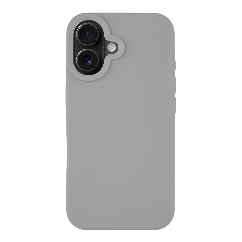 Apple iPhone 16 Hülle – MagForce Velvet Smoothie, Hellgrau – Standard