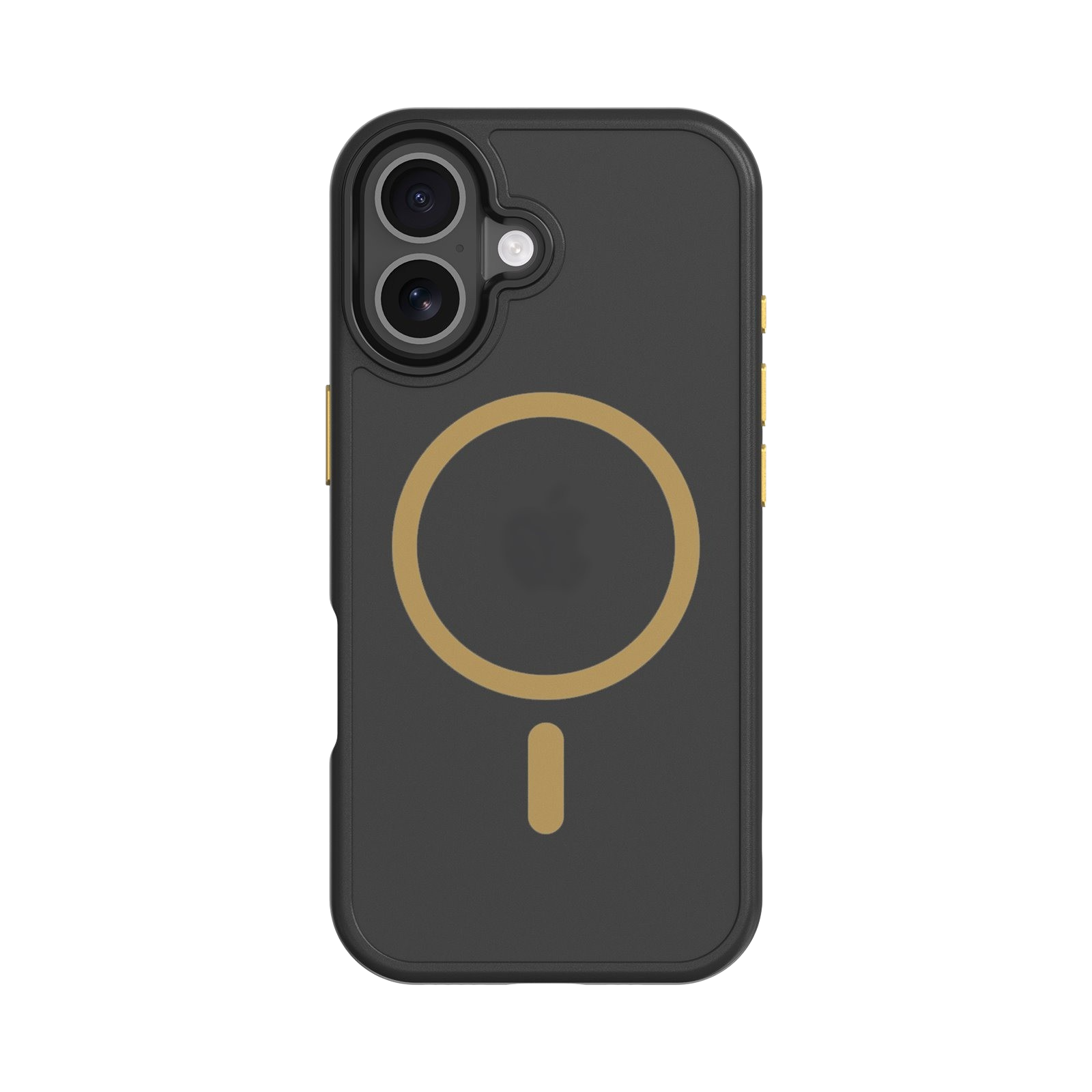 Apple iPhone 17 Hülle – MagForce Hyperstealth 2.0, Schwarz/Gelb – Standard