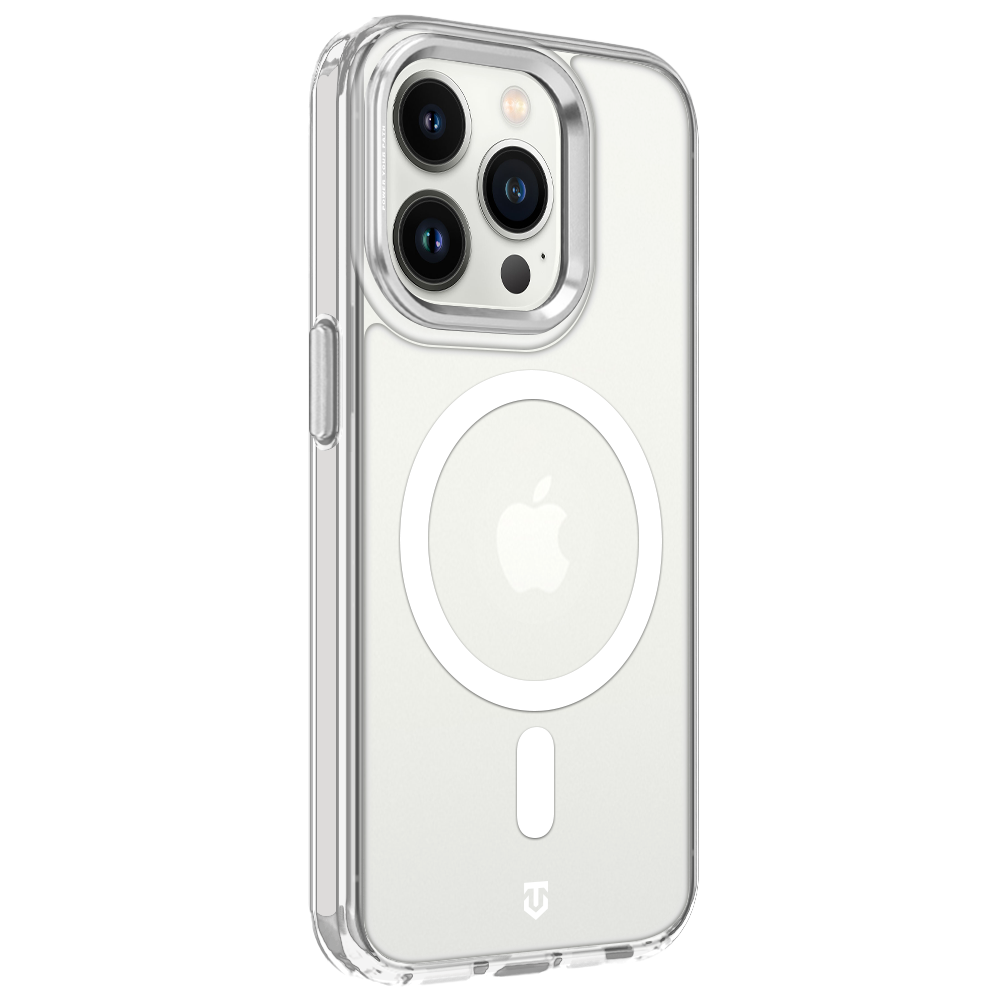 Apple iPhone 14 Pro Hülle – MagForce 2.0, Silber/Transparent – Standard